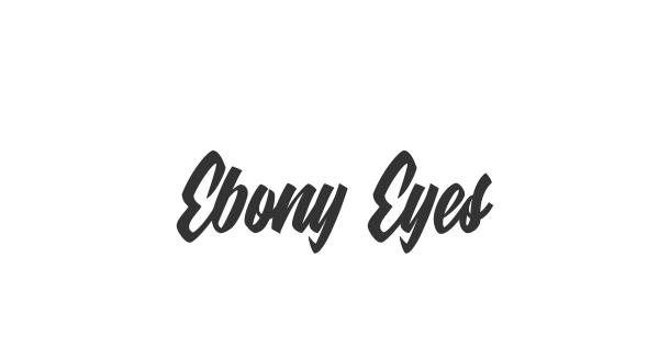 Ebony Eyes font thumbnail